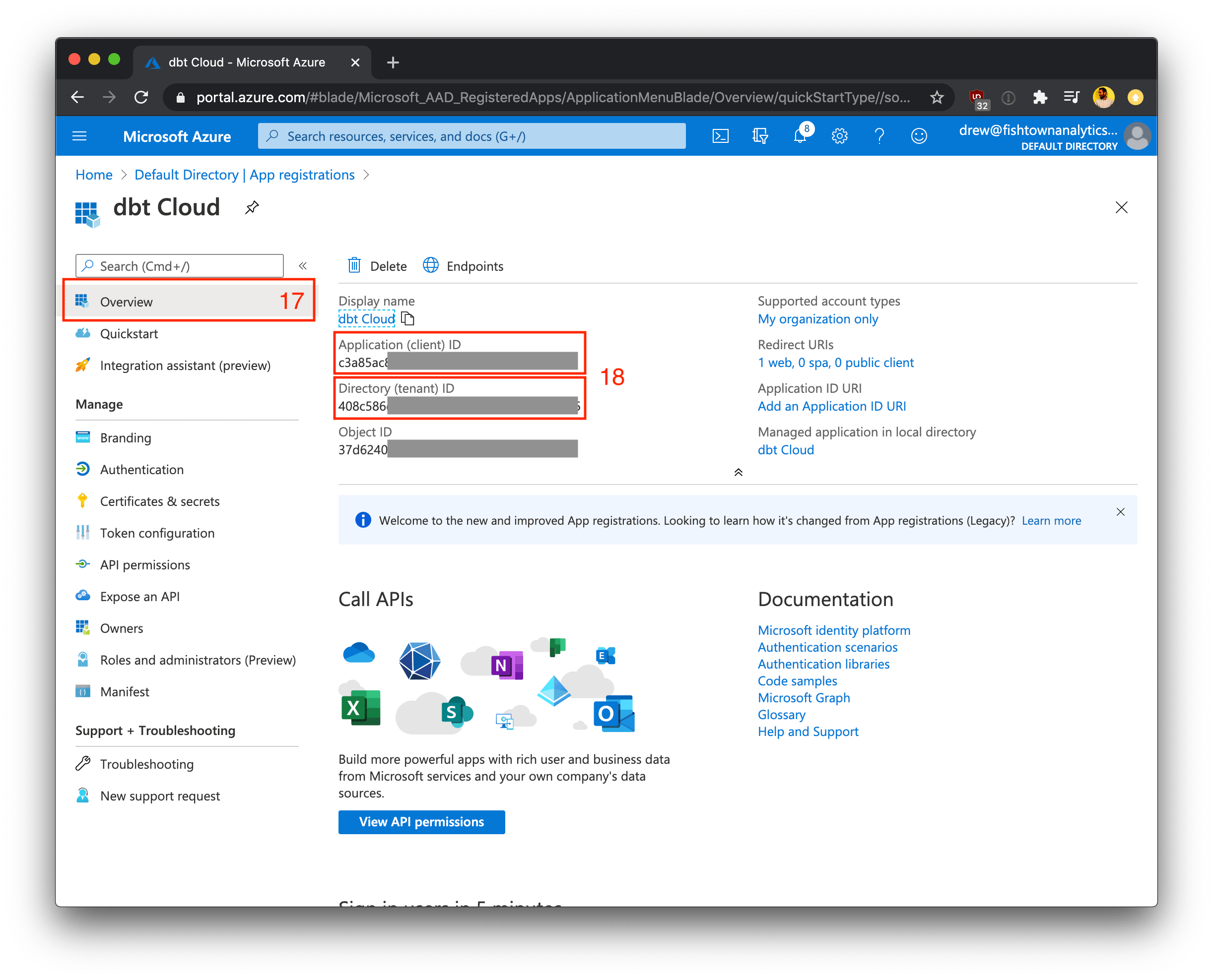 Collecting credentials. Store these somewhere safe Collecting credentials. Store these somewhere safe